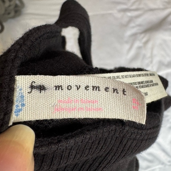 Free People Ribbed Ruched Halter Tank Top - Picture 4 of 5